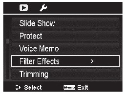 Filtereffecten activeren