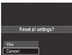 Alles resetten