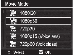 movie mode