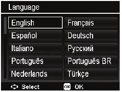 taalmenu