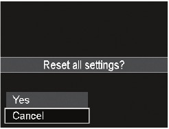 Alles resetten