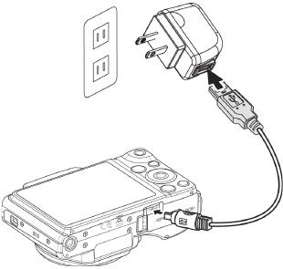 De batterij opladen via USB
