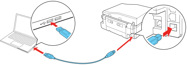 Als setup de printer niet kan vinden