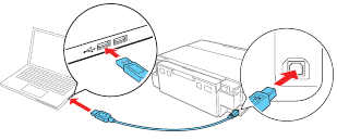 Product aansluiten met een USB-kabel