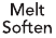 Afbeelding van de Melt/Soften (Smelten/Verzachten) knop