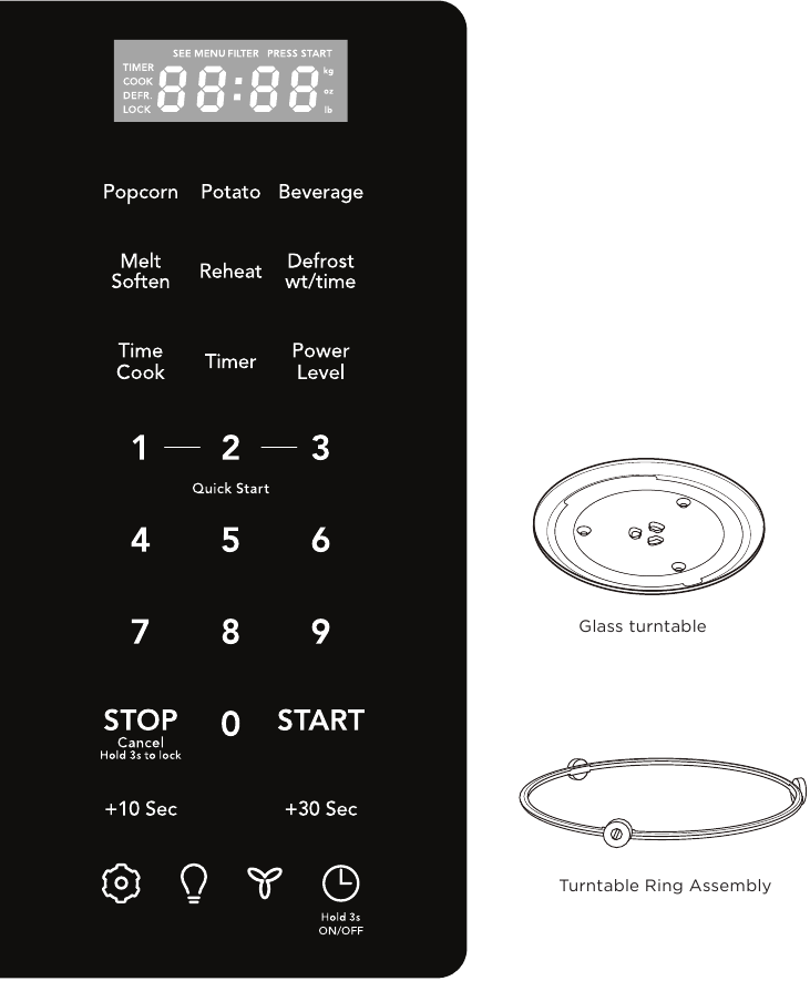 NAMEN VAN ONDERDELEN EN ACCESSOIRES VAN DE OVEN