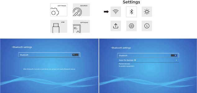 Bluetooth-instelling