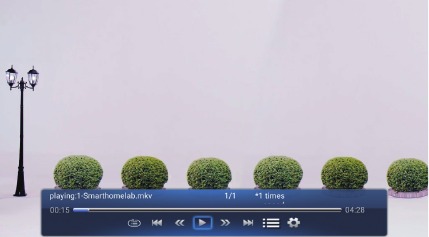 Muziek afspeelinterface
