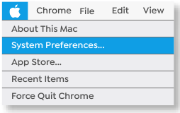 Apple menu Airplay beeldscherm