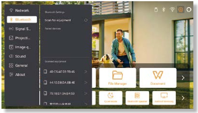 Bluetooth-instelling - Bluetooth-verbinding