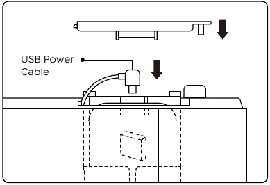 Installeer de tv-dongle - Stap 4 - Steek de USB-kabel in
