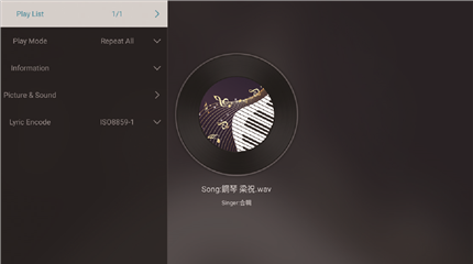 Muziek afspeelinterface