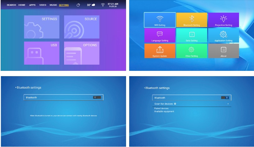 Bluetooth-instelling