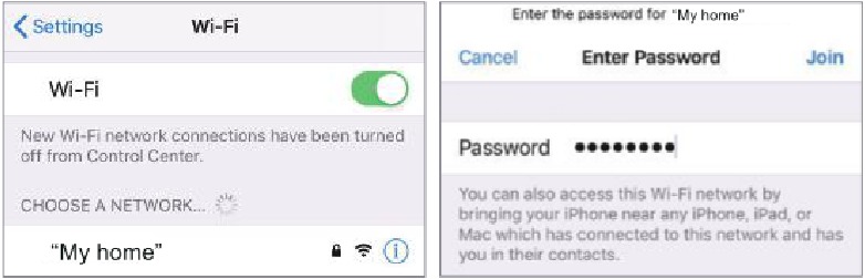 IOS-apparaat WIFI-instellingen
