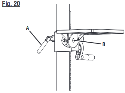 TAFELSCHUINSTELLING AANPASSEN - Stap 1