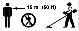 Illustratie van het starten van de trimmer