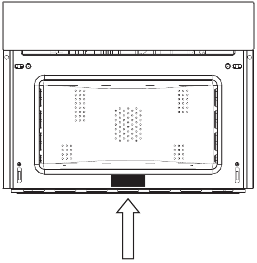 Typeplaatje van de oven