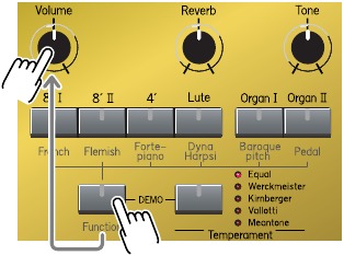 Het ingangsvolume aanpassen