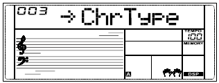 Functiemenu - Chorus Type