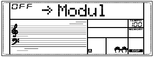 Functiemenu - Modulatie