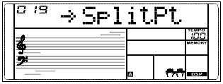 Functiemenu - Splitpunt