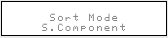 Sorteermodus (S. Component)