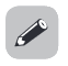 Symbool dat aanvullende informatie en tips voor bewerkingen aangeeft