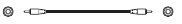 Monaurale mini-plug kabel