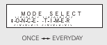 Timermodus selecteren