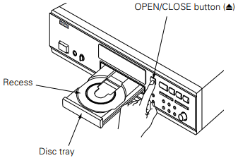 Discs plaatsen