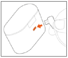 USB kabel aansluiten op de oplaadcase