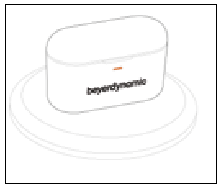 Oplaadcase op een QI-oplaadstation