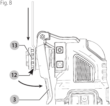 Accessoires installeren/verwijderen - Stap 1