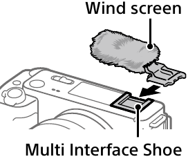 Het windscherm gebruiken