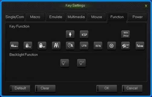 Functietoetsinterface