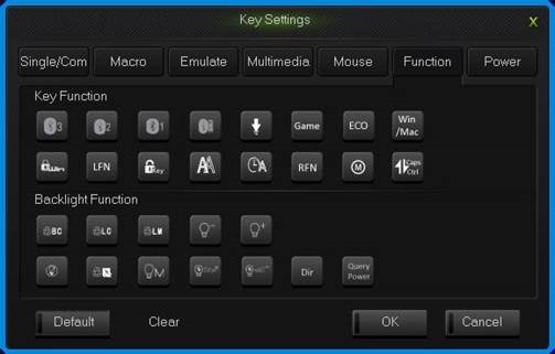 Apparaatconfiguratie - Functietoetsinterface