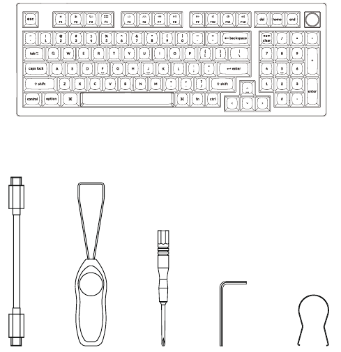 Volledig gemonteerde Keychron V5