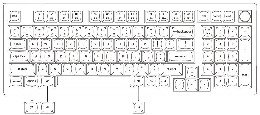 Mac / Windows Keycaps