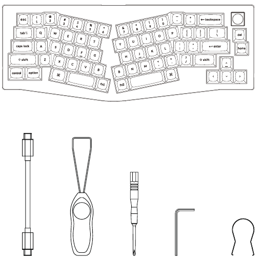 Keychron V8 Volledig Gemonteerde Versie