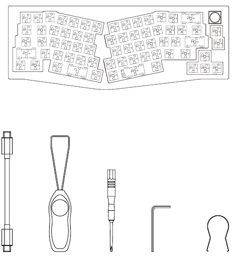 Keychron V8 Barebone Versie