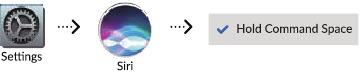 Siri / Cortana activeren - Voor Siri op Mac