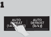 Knop Auto Reheat