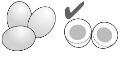 Eieren in de magnetron