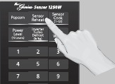Sensor Opwarmen knop