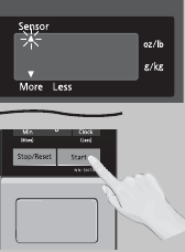 Start knop