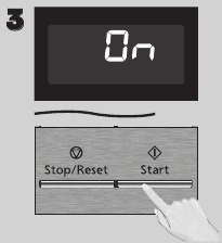 Druk op Start, druk vervolgens op Timer/Clock om tussen pieptonen aan of uit te schakelen