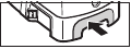 Reinigingspatroon bevestigen
