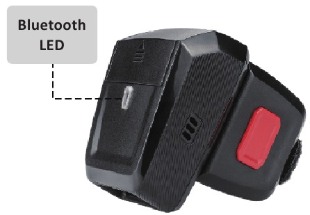Bluetooth-verbindingsstatus van de scanner