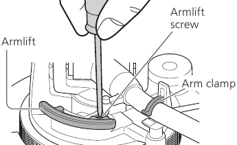 Afstelling - Stap 4 - Armlifthoogte