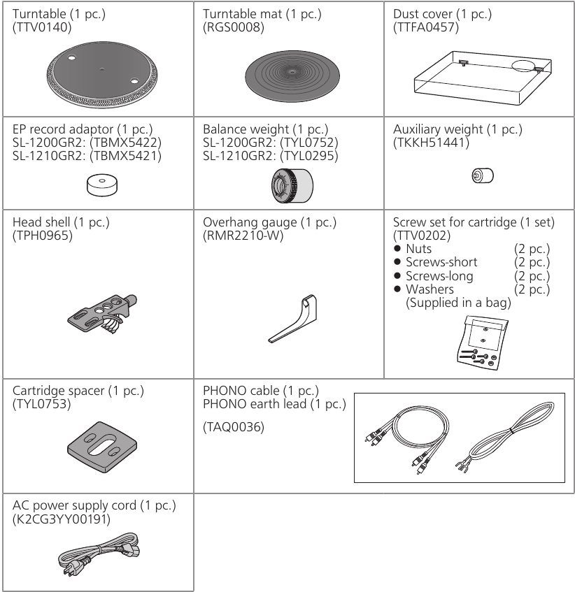 Accessoires